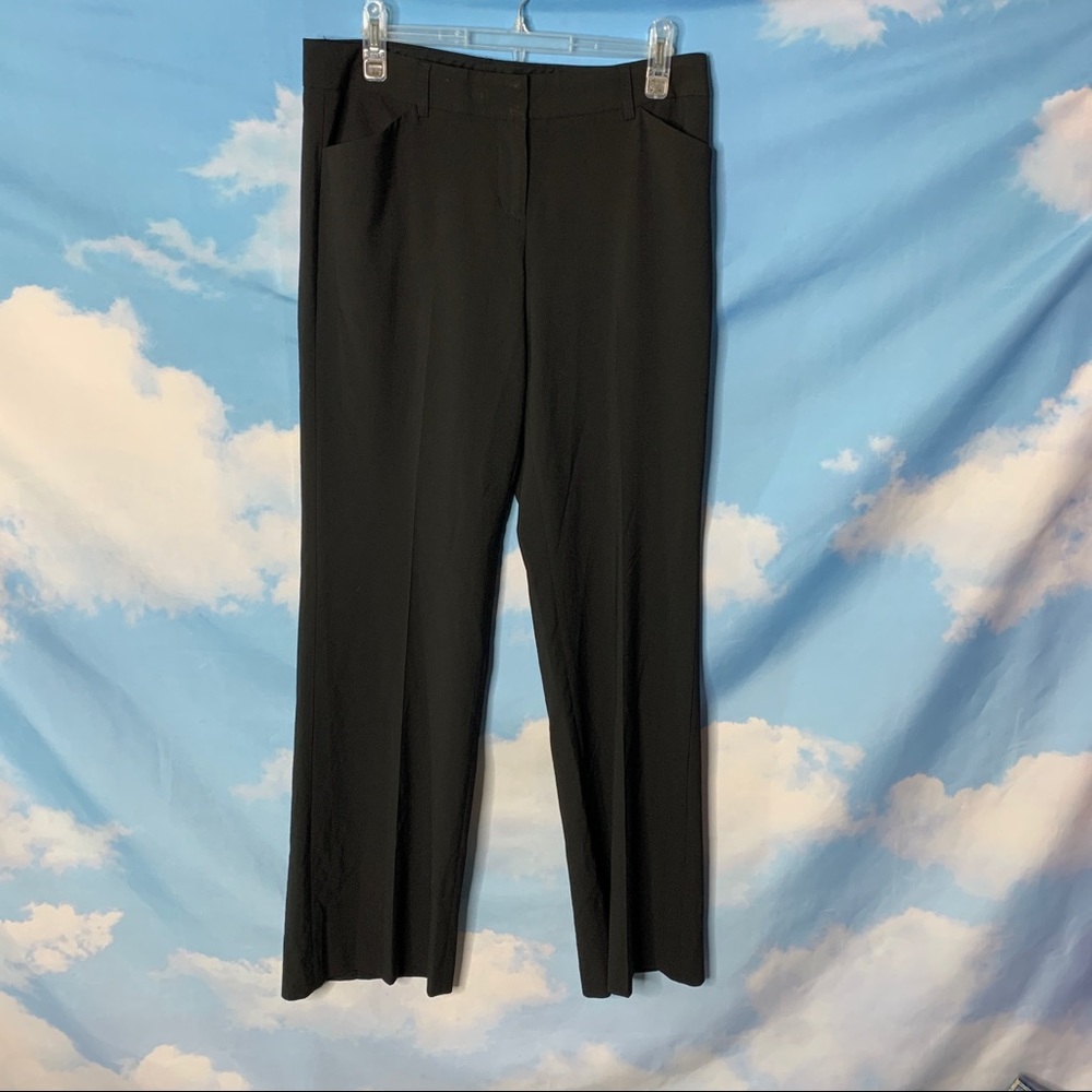 Express- Editor Black Trousers Size 6 Regular - image 1